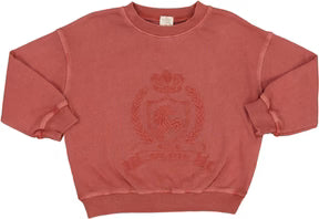 Analogie Emblem Sweatshirt in Mineral Red