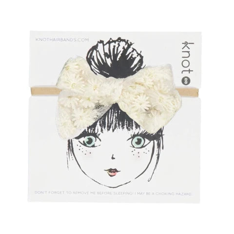 Knot PETAL NEST Mini Bow Band Dove
