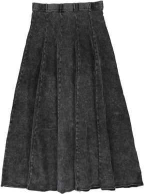 Lil Legs Black Wash Panel Maxi Skirt