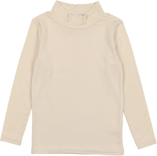 Lil Legs Bamboo Mockneck in Ecru