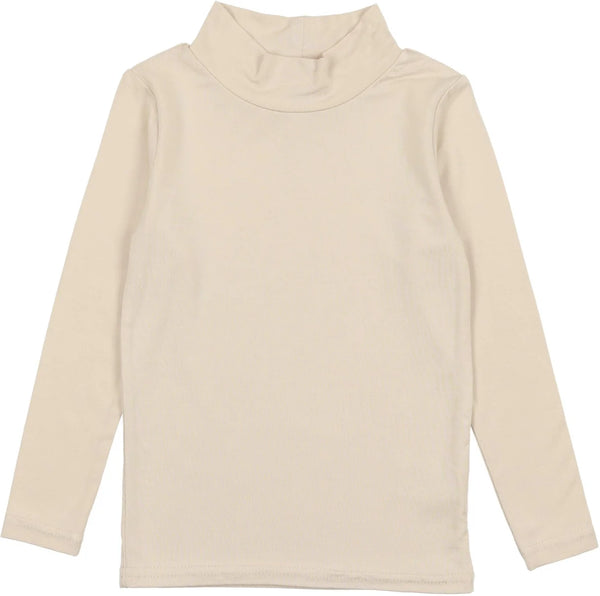 Lil Legs Bamboo Mockneck in Ecru