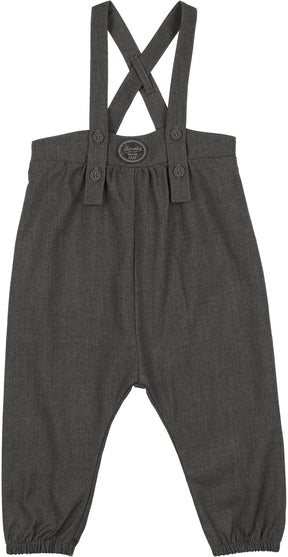 Analogie Plaid Edition Long Romper Mid Grey