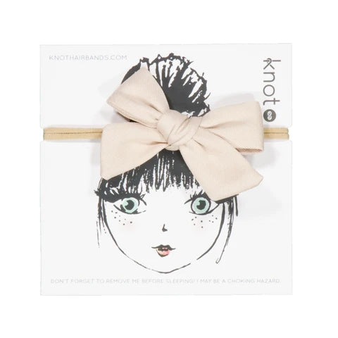 Knot LUSTRE Mini Bow Band Dove