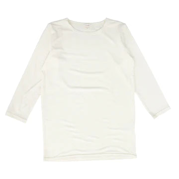 Lil Legs Cream Bamboo Tee 3/4 Sleeve