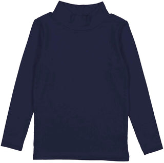 Lil Legs Bamboo Mockneck in Navy