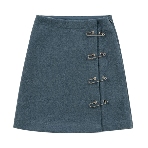 Cottier Blue Delia Skirt