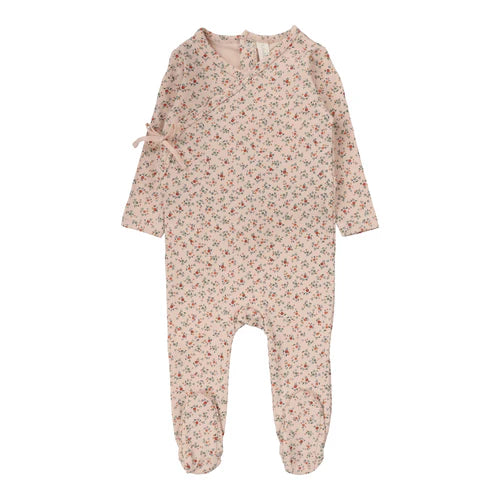 Lilette Bouquet Floral Footie In Rose/Floral