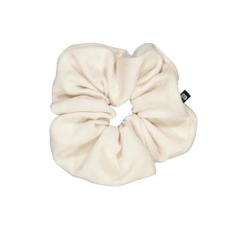 Knot Feather Felt Scrunchie Dove