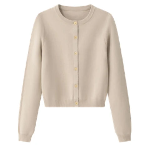 Coco Blanc Teen Cardigan in Tan