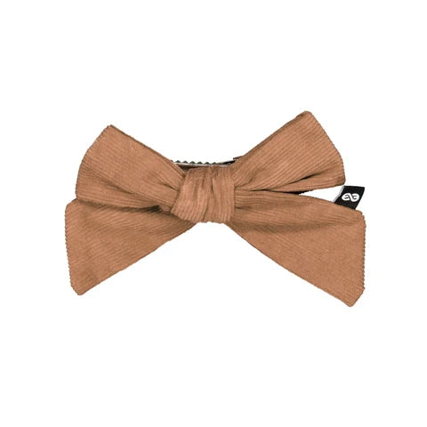Knot Corduroy Bow Clip Sparrow