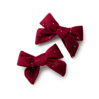 Halo Luxe Opaline Scalloped Velvet Headband in Black