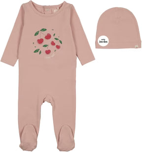 Analogie Common Folk Girl Footie Set in Pink