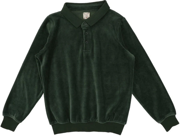 Analogie Green Velour Polo