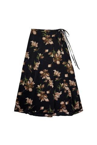 Elle oh Elle Billie Skirt Brown Flowers