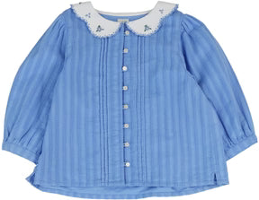 Analogie Downtown Blouse in Fresh Blue