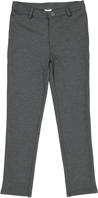 Lil Legs Knit Pants Without Seam in Mid Grey