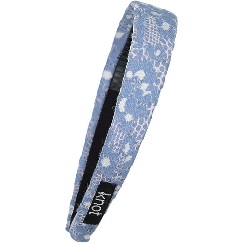 Knot Chantilly Headband in Blue