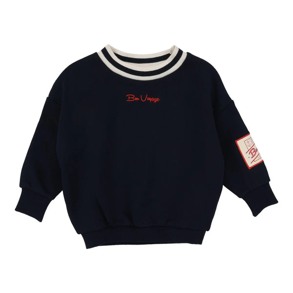 Analogie Bon Voyage Toddler Sweatshirt in Navy