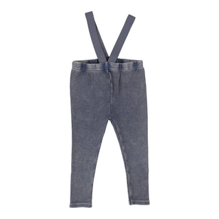 Lil Legs Blue Wash Suspender Leggings