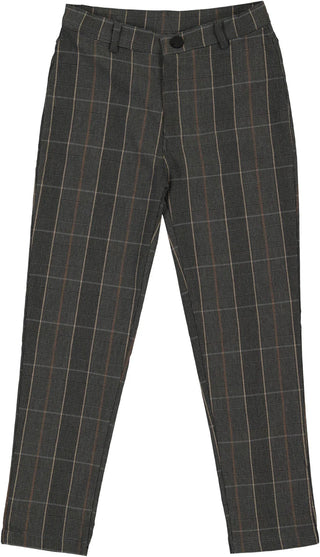 Analogie Printed Pants Grey Plaid