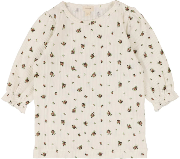 Lil Legs Long Sleeve Vintage Floral Tee in Dark Floral