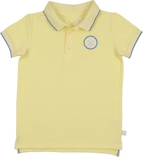 Lil Legs Boating Crew SS Polo in Yellow