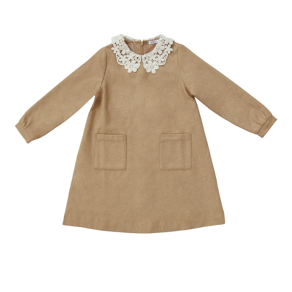 Coco Blanc Lace Collar Dress