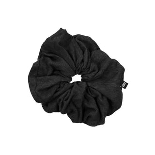 Knot Jersey Scrunchie in Black