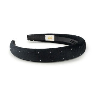 Halo Luxe Vivienne Studded Headband in Black