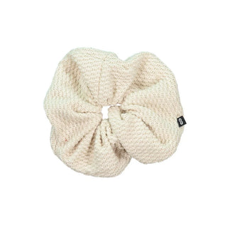 Knot Knitted Scrunchie in Cream