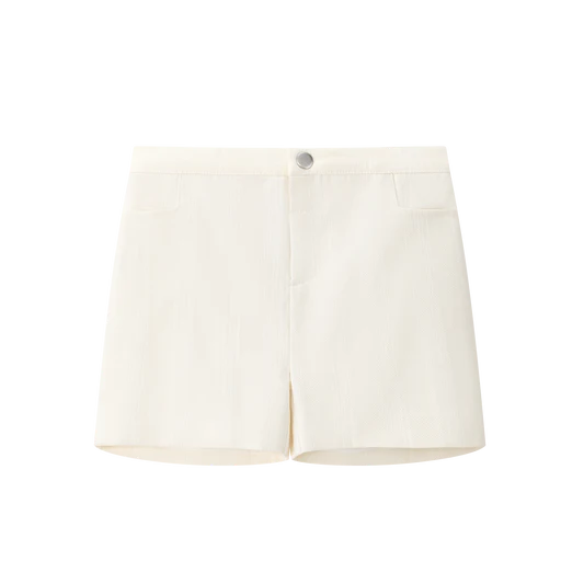 Coco Blanc Cream Shorts