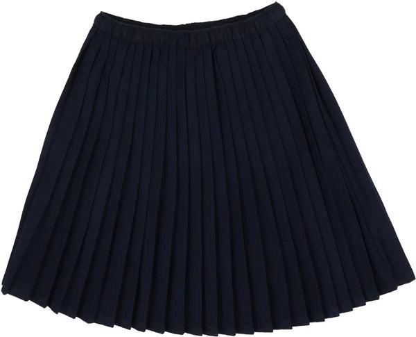 Analogie Knife Pleated Skirt in Navy