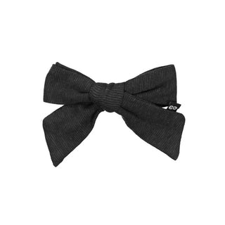 Knot Jersey Bow Clip in Black