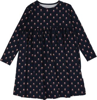 Analogie Navy Vintage Floral Dress
