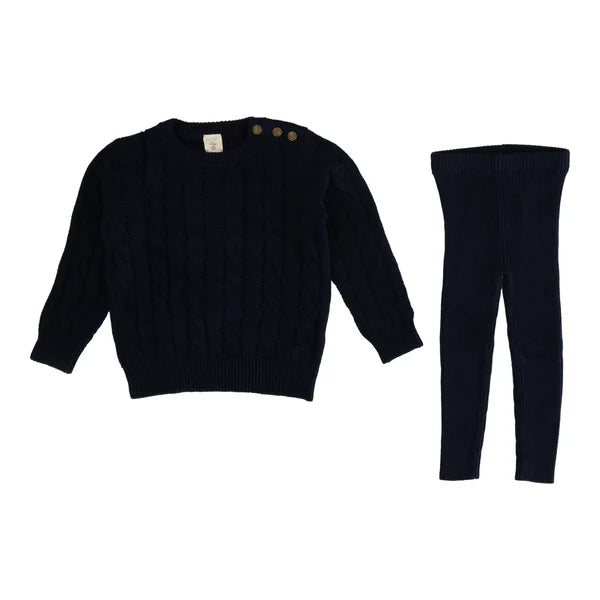 Analogie Boys Navy Knit Set