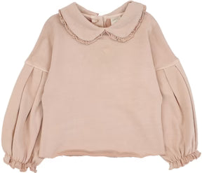 Analogie Girls Sweatshirt in Dusty Pink Wash