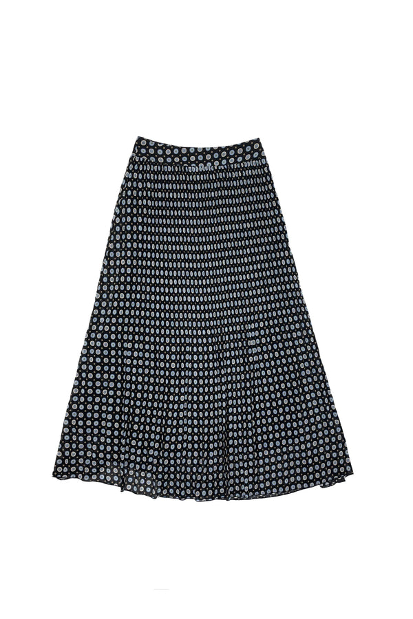 Zaikamoya Pippa Skirt Blue Geometric