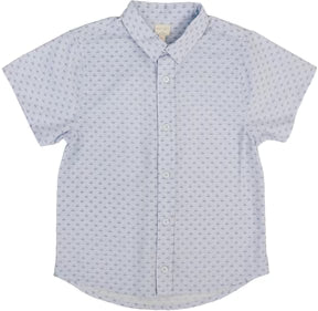 Analogie Clear Blue Leaf Mountain Meadows Shirt