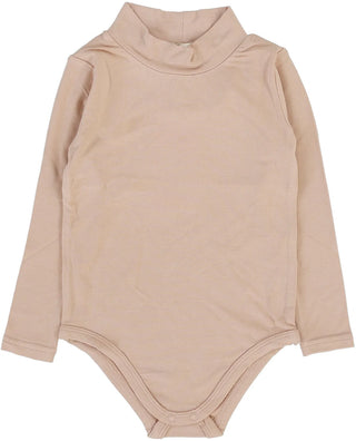 Lil legs Bamboo Mockneck Onesie in Dusty Pink