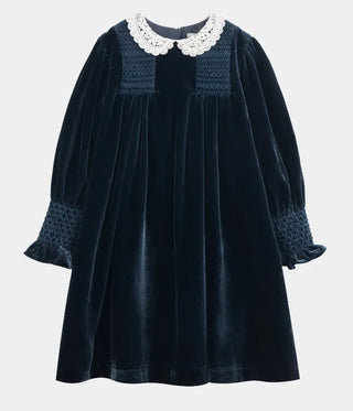 C'era Una Volta Lory Dress in Navy Blue