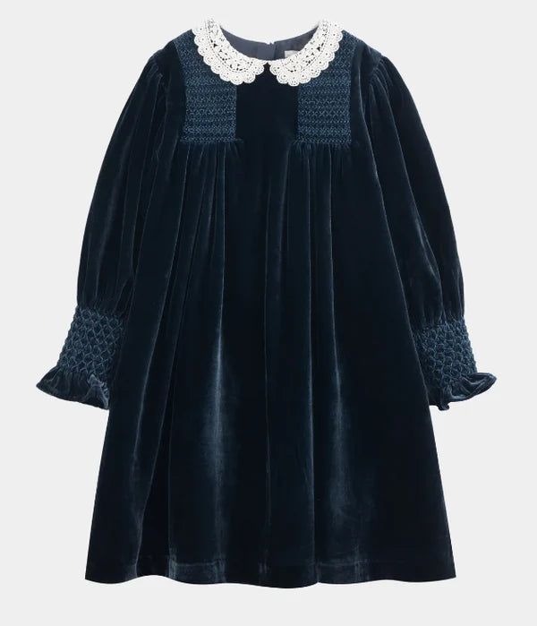 C'era Una Volta Lory Dress in Navy Blue