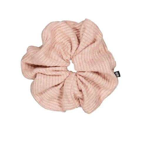 Knot Waffle Jumbo Scrunchie Flamingo Pink