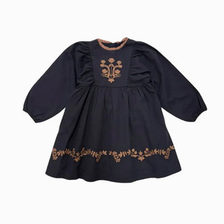 C'era Una Volta Kana Dress in Navy Blue