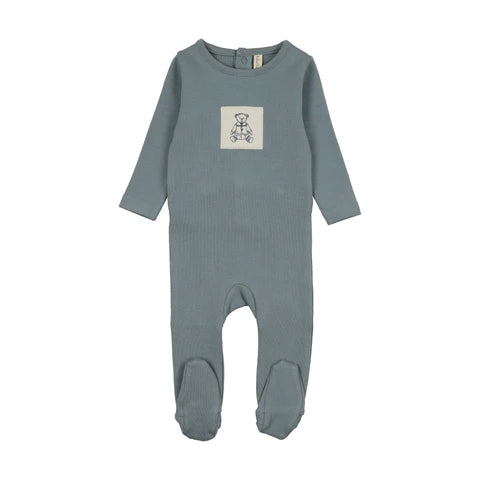 Lilette Graphic Tag Footie in Ocean