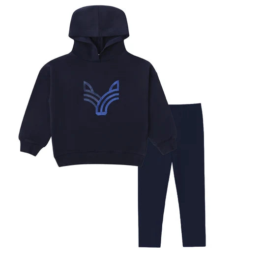 Bopop Navy Logo Baby Set
