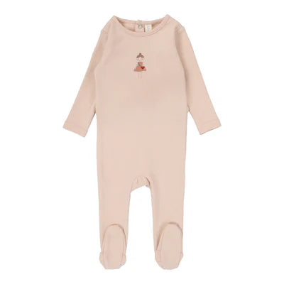 Lilette Doll Footie In Pink