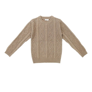 Coco Blanc Mocha Diamond Crewneck