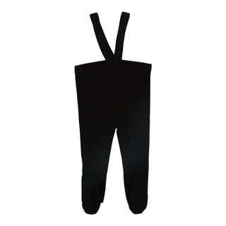 Lil Legs Black Footed Suspender Leggings