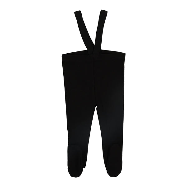 Lil Legs Black Footed Suspender Leggings