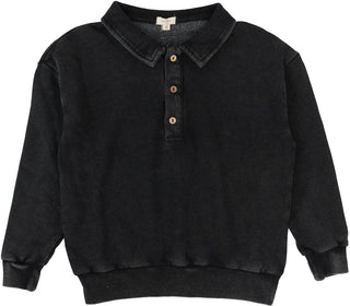 Analogie Emblem Polo in Black Wash